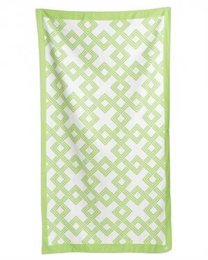 NEW THE ROYAL STANDARD savannah giant beach towel in green/white
